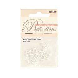 AussieSuperStore Jewellery Making Supplies Glass Bicone Beads 4mm (in 3 styles) Glass Bicone Beads 4mm| Jewellery Making Beads| Jewellery Making Supplies